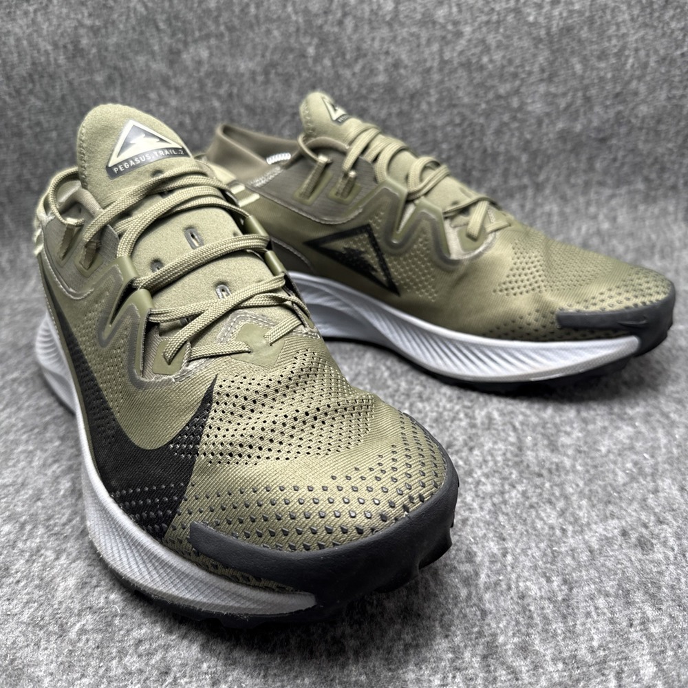 Nike Pegasus Trail 2 Medium Olive Mens Size 13 Trail Running Trainers CK4305-201